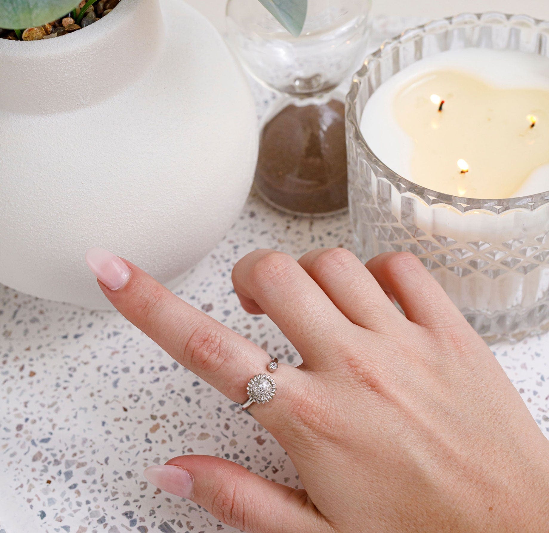 Bague Anti-Stress -  Tournesol