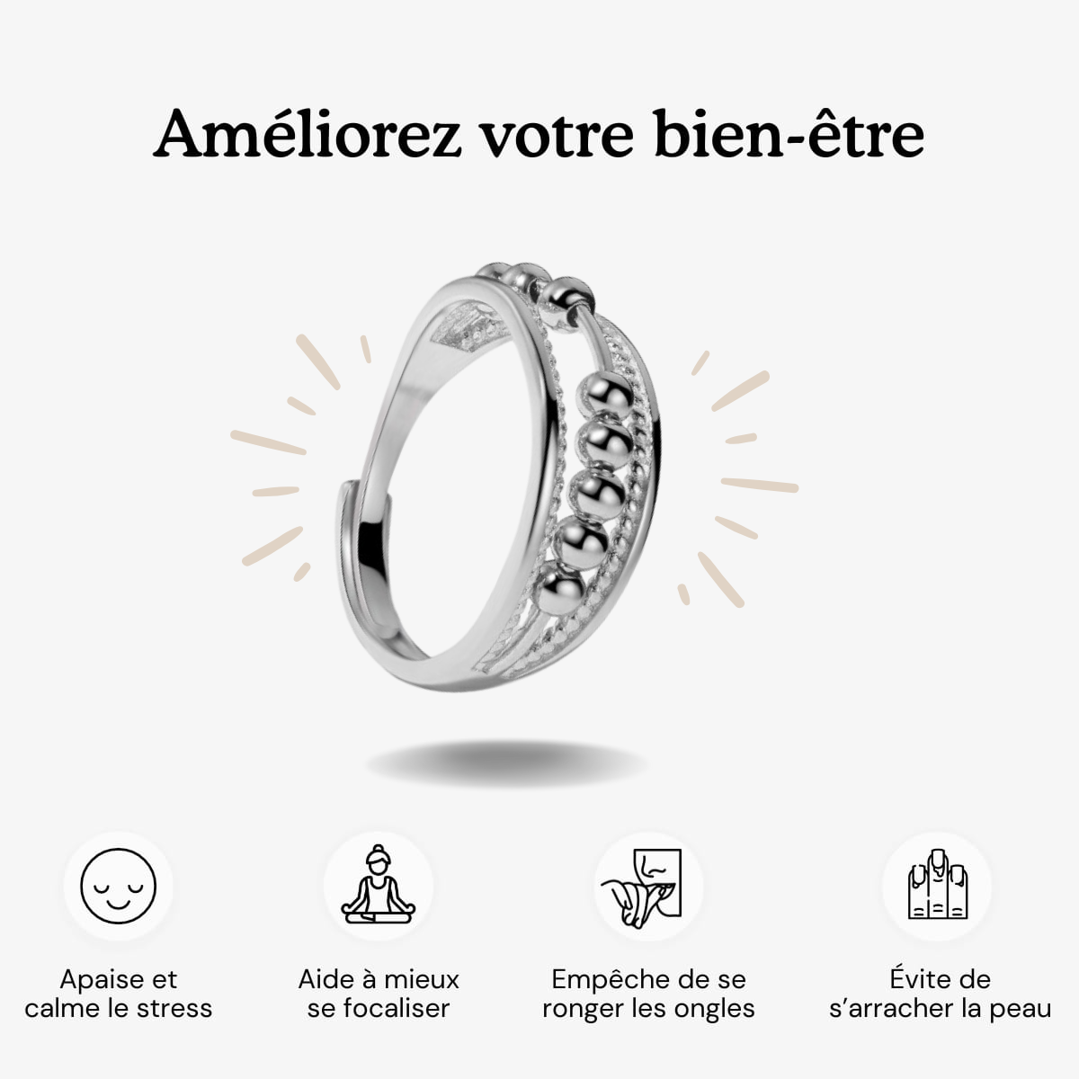 Bague Anti-Stress - Pendulum