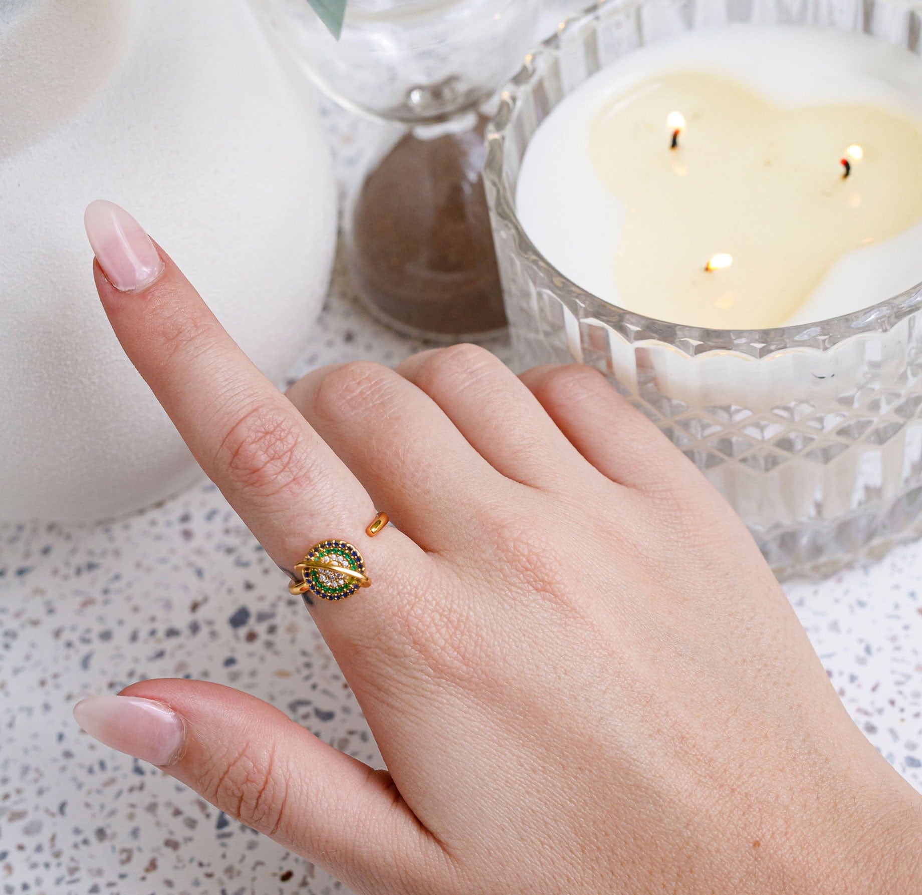 Bague Anti-Stress - Saturne